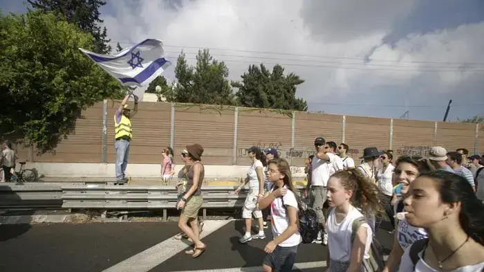 יומה העשירי של צעדת משפחת שליט יולי 2010