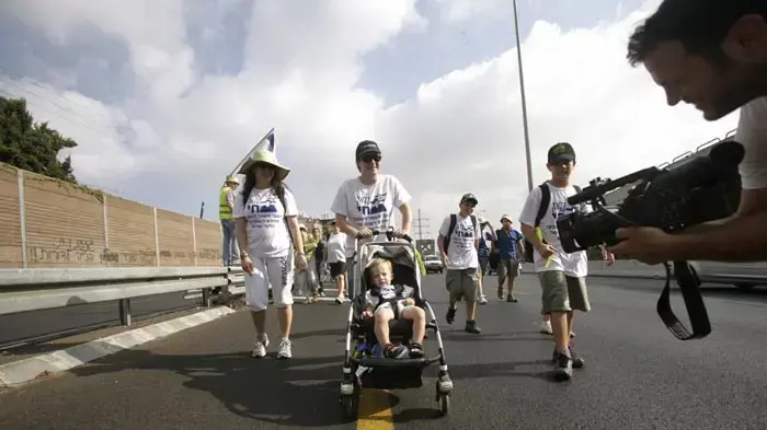 יומה העשירי של צעדת משפחת שליט יולי 2010
