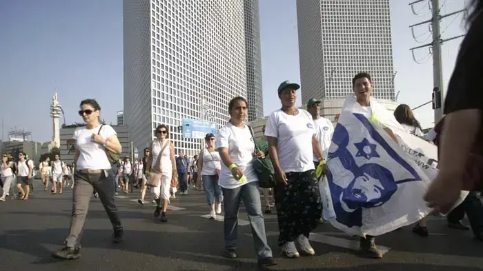 יומה העשירי של צעדת משפחת שליט יולי 2010