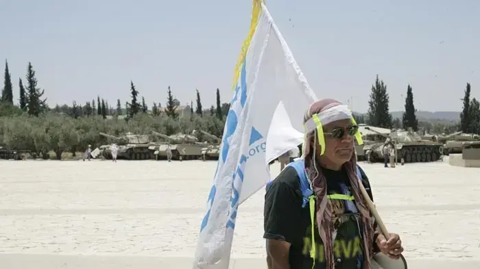 אירוע לגלעד שליט באנדרטת לטרון כחלק מצעדת משפחת שליט- יולי 2010