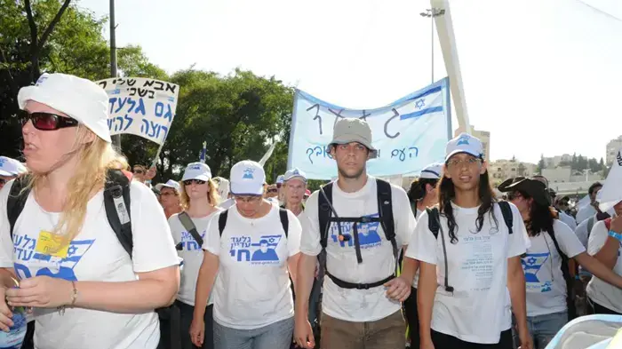 יומה האחרון של צעדת משפחת שליט- הצעדה מגיעה לירושלים, יולי 2010