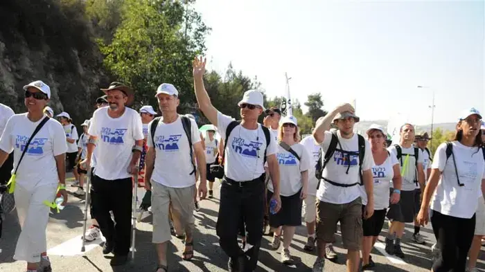 יומה האחרון של צעדת משפחת שליט- הצעדה מגיעה לירושלים, יולי 2010