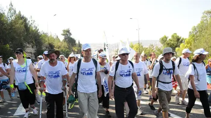יומה האחרון של צעדת משפחת שליט- הצעדה מגיעה לירושלים, יולי 2010