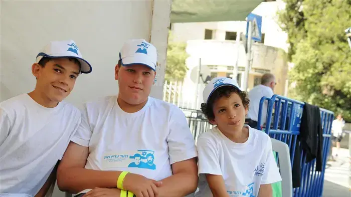 מאהל המחאה של משפחת שליט בירושלים