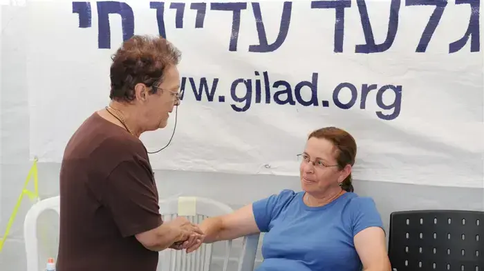 מאהל המחאה של משפחת שליט בירושלים