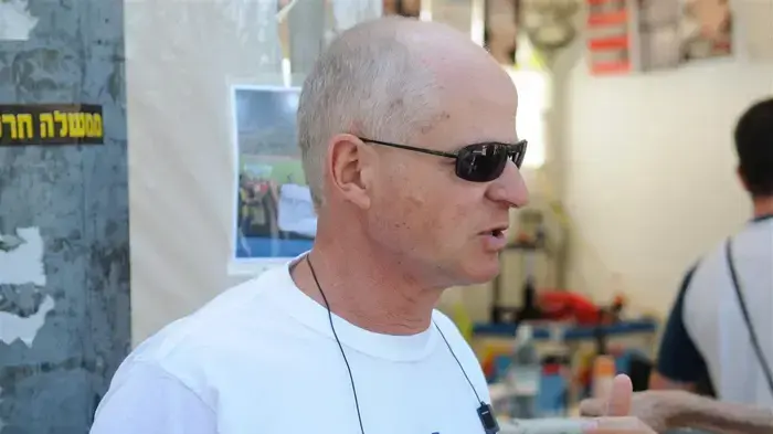 מאהל המחאה של משפחת שליט בירושלים