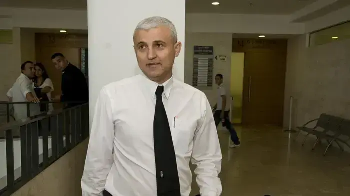 נביה חנג'ר עורך דינו של פדא שאער החשוד בריגול נגד ישראל בזמן הארכת מעצרו- יולי 2010 נביה חנג'ר עורך דינו של פדא שאער החשוד בריגול נגד ישראל בזמן הארכת מעצרו- יולי 2010