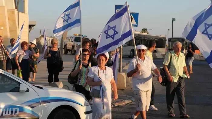 הפגנה של תושבי באר שבע נגד חברי הכנסת הערבים