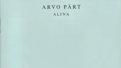 עטיפת האלבום "Alina" של Arvo Part עטיפת האלבום "Alina" של Arvo Part