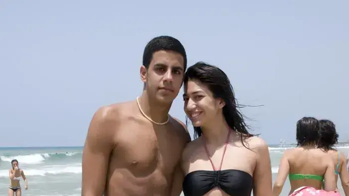שרב כבד בחוף הים של תל אביב- אוגוסט 2010 