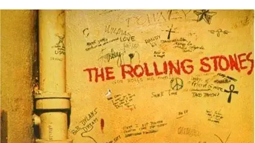 עטיפת האלבום "Beggars Banquet של הרולינג סטונס עטיפת האלבום "Beggars Banquet של הרולינג סטונס