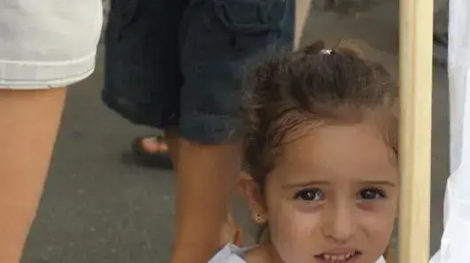 הפגנת משפחת שליט לציון יומו ה- 1500 של גלעד שליט בשבי  אוגוסט 2010 