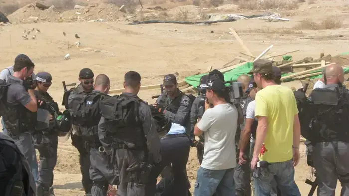 הריסת המבנים בכפר אל עראקיב בפעם השנייה- אוגוסט 2010 