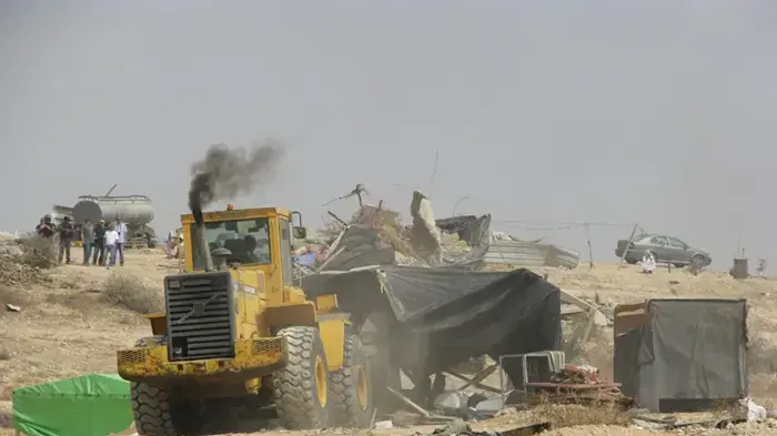 הריסת המבנים בכפר אל עראקיב בפעם השנייה- אוגוסט 2010 