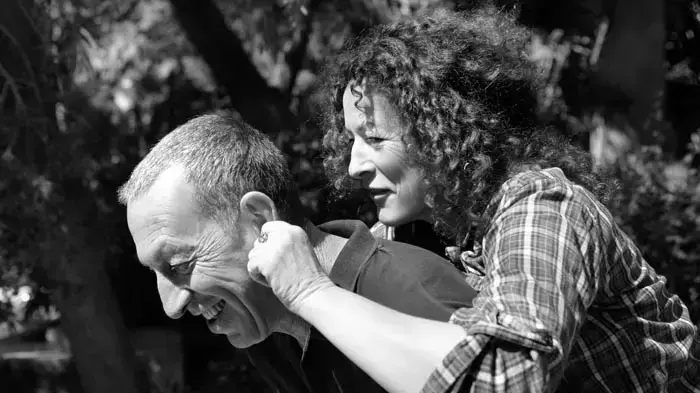 יהודית רביץ עם אחיה יעקב רביץ יהודית רביץ עם אחיה יעקב רביץ