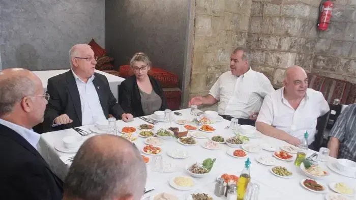 יו"ר הכנסת, ראובן ריבלין, אירח את הח"כים הערבים לסעודת "איפטאר" לשבירת צום הרמדאן, אוגוסט 2010