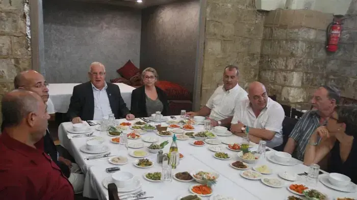 יו"ר הכנסת, ראובן ריבלין, אירח את הח"כים הערבים לסעודת "איפטאר" לשבירת צום הרמדאן, אוגוסט 2010