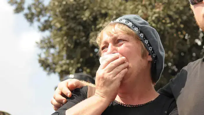 הלוויתם של יצחק וטלי איימס, הרוגי הפיגוע בבית חגי