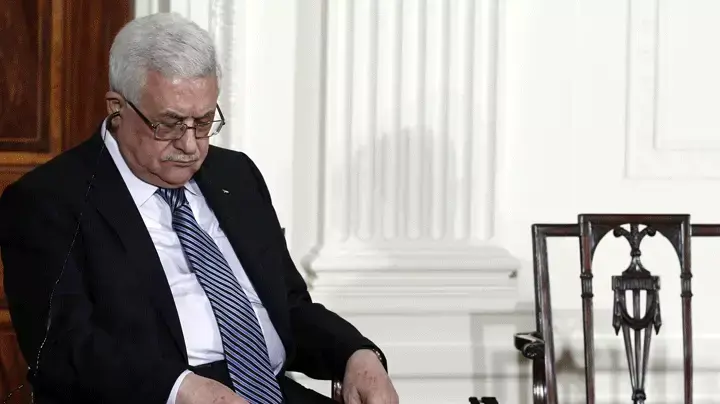 יו"ר הרשות הפלסטינית אבו מאזן בבית הלבן, ערב לפני פתיחת המו"מ הישיר