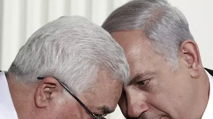 בנימין נתניהו ואבו מאזן בבית הלבן, ערב לפני השקת המו"מ הישיר