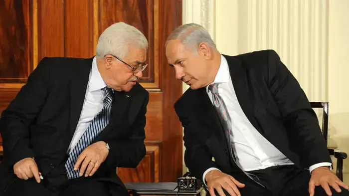 נתניהו ואבו מאזן