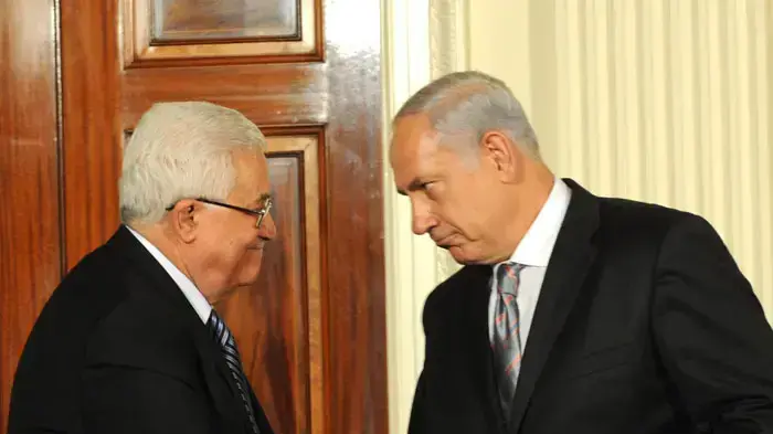 נתניהו ואבו מאזן