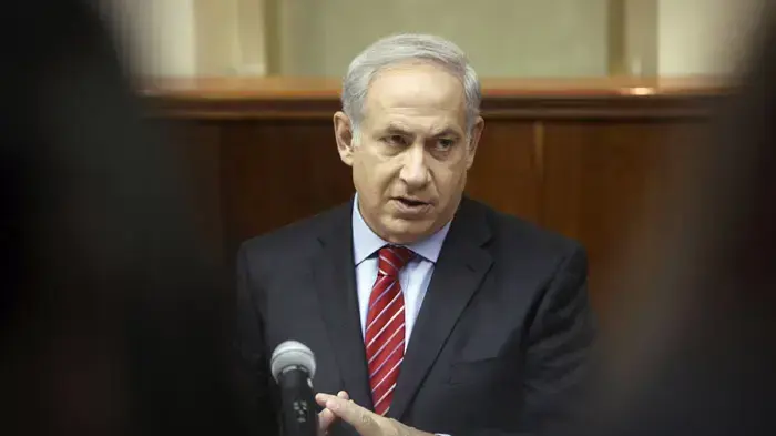 בנימין נתניהו בישיבת ממשלה