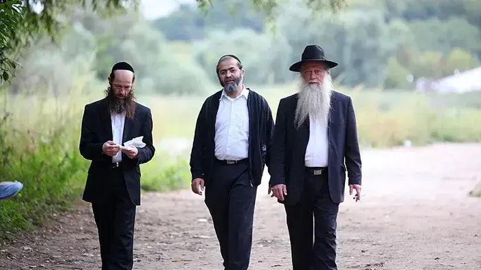 חסידים באומן ספטמבר 2010
