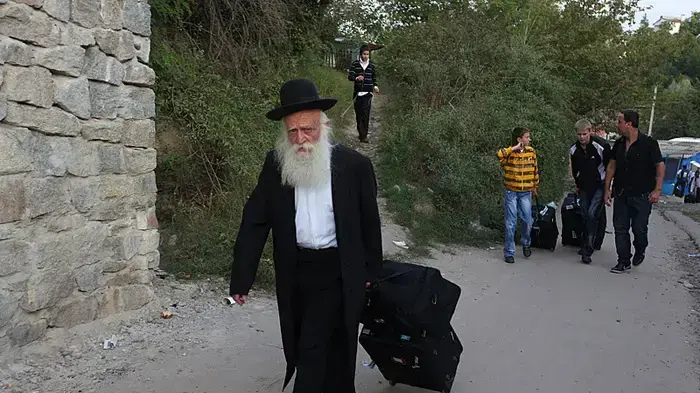 חסידים באומן ספטמבר 2010