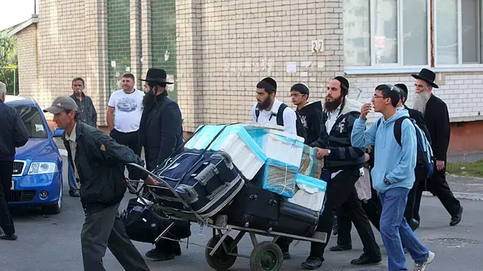 חסידים באומן ספטמבר 2010