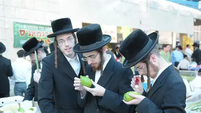 שוק ארבעת המינים בירושלים ספטמבר 2010
