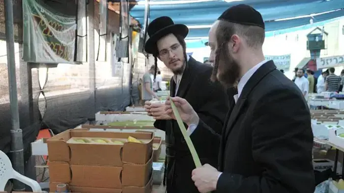 שוק ארבעת המינים בירושלים ספטמבר 2010