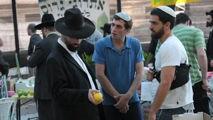 שוק ארבעת המינים בירושלים ספטמבר 2010
