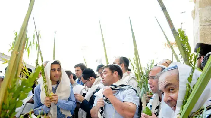 ברכת הכהנים ברחבת הכותל המערבי, ספטמבר 2010        
