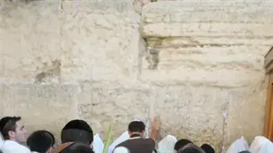 ברכת הכהנים ברחבת הכותל המערבי, ספטמבר 2010    