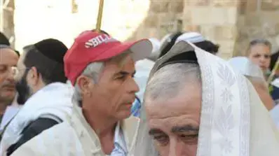 ברכת הכהנים ברחבת הכותל המערבי, ספטמבר 2010               