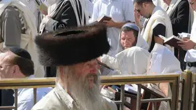 ברכת הכהנים ברחבת הכותל המערבי, ספטמבר 2010           