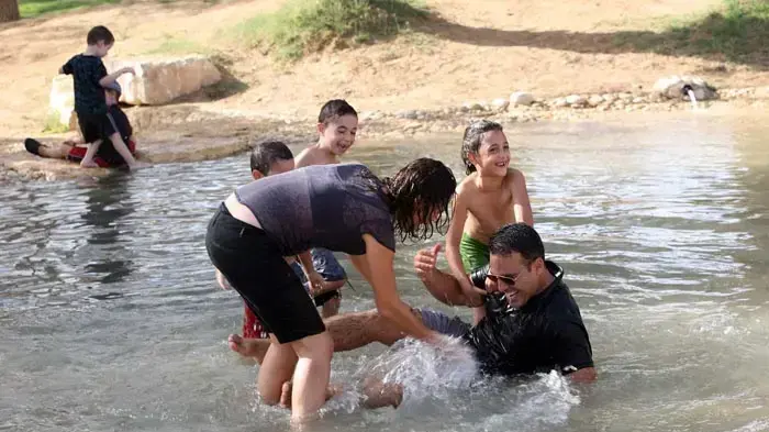 מטיילים בדרום הארץ במהלך חג סוכות, ספטמבר 2010