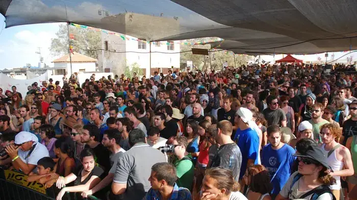 קהל בפסטיבל אינדינגב