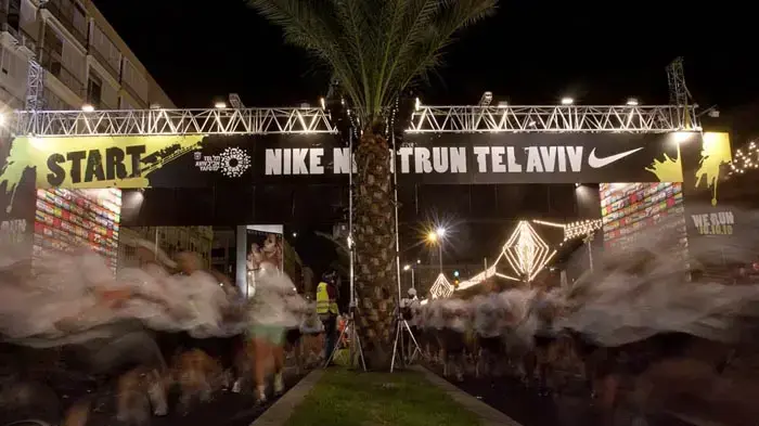 מרוץ הלילה של נייקי ברחובות תל אביב, אוקטובר 2010