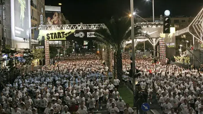 מרוץ הלילה של נייקי ברחובות תל אביב, אוקטובר 2010