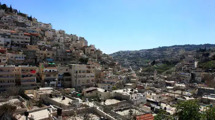 בוסתן "גן המלך" בשכונת סילוואן, אוקטובר 2010