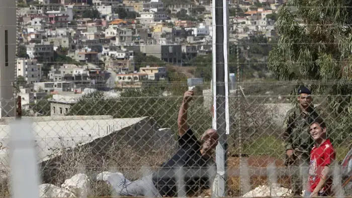 נשיא אירן מחמוד אחמדינג'ד הגיע לביקור בכפר בינת ג'בל בדרום לבנון
