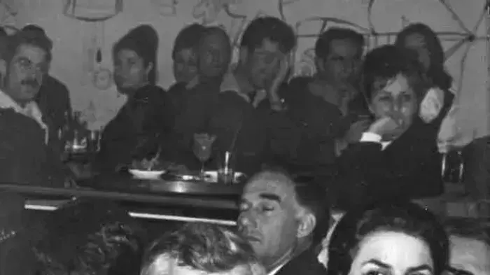 אריאל שרון ולילי שרון באירוע צבאי 1969 אריאל שרון ולילי שרון באירוע צבאי 1969