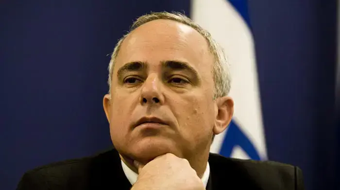 יובל שטייניץ שר האוצר במסיבת עיתונאים של משרד האוצר לקראת תקציב 2011-2012