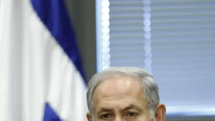 בנימין נתניהו בישיבת סיעת הליכוד