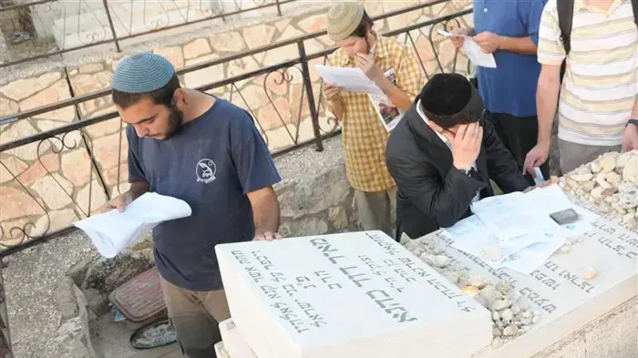 עליה לקברו של מאיר כהנא בהר המנוחות לציון עשרים שנים להירצחו, אוקטובר 2010