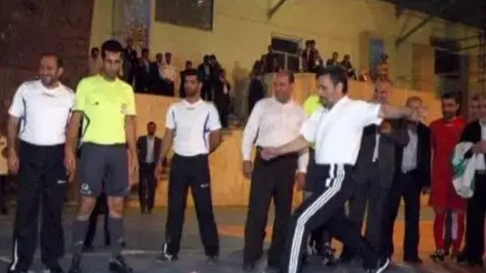 נשיאי אירן ובוליביה שיחקו יחד כדורגל