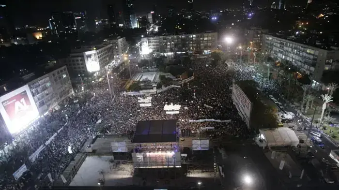 עצרת לציון 15 שנים לרצח רבין, אוקטובר 2010