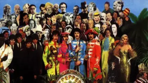 עטיפת האלבום "Sgt. Pepper's Lonely Hearts Club Band" של הביטלס עטיפת האלבום "Sgt. Pepper's Lonely Hearts Club Band" של הביטלס
